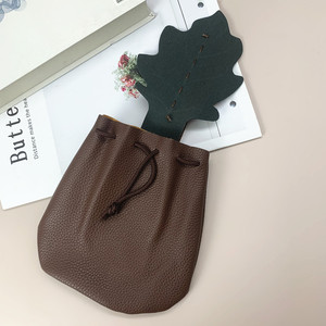 Medieval <b>drawstring</b> dice bag, outdoor adventure fruit bag, storage bag, cosplay waist bag, retro pouch - Product Image 2