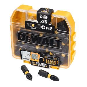 ชุดดอกไขควง Dewalt Flex Torq ขนาด 25 มม. รุ่น Ph2 พร้อมกล่องเก็บอย่างดี N570063 - Product Image 1