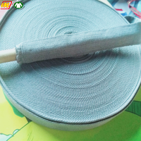 Sangle tubulaire en coton de 15 mm, biologique, douce, respirante, rayée, porte-bébés écologiques, sangles de sac à dos ignifuges, personnalisées