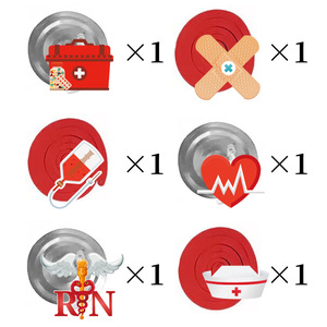 Pendentifs en spirale en gros et personnalisés pour la décoration de la fête <span class=keywords><strong>des</strong></span> infirmières Casquettes d'infirmières et pendentifs vortex - Product Image 4