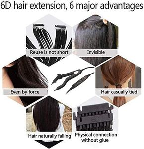 Set de Planchas para Extensiones de Cabello Malayo con Temperatura Ajustable, Herramientas de Unión de Queratina con Tecnología de Fusión para Uso Comercial y Doméstico - Product Image 6