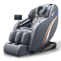 Chaises de massage JR-008C 4d 3d Zero Gravity Chaise de massage Pied Cou Jambe shiatsu Pression d'air Chaise de massage multifonctionnelle moderne