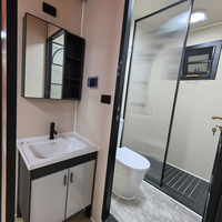 Villa Modulaire Double Aile Anti-Ouragan Prête à l'Expédition Luxe Moderne Chambre à Coucher Design de Qualité Durable 20Ft 40Ft
