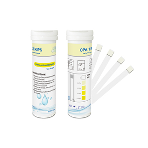 Kit de test d'ortho-phthalaldéhyde (OPA) – Bandelettes de test OPA pour appareil d'examen de l'acuité visuelle à usage hospitalier, <span class=keywords><strong>analyse</strong></span> manuelle de la source d'alimentation - Product Image 1