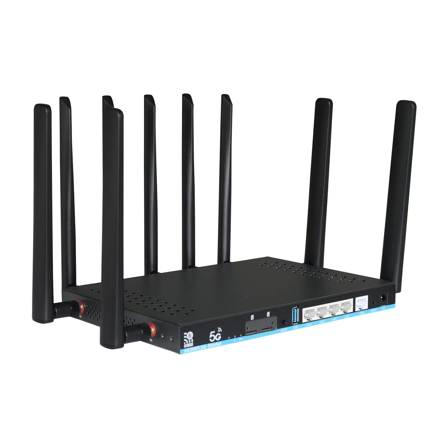 Routeur Wi-Fi 802.11ax 5G industriel débloqué Gigabit 3000Mbps Openwrt Router 5G Sim Card