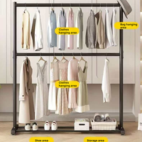 Porte-vêtements en gros, support d'affichage multifonctionnel pour vêtements, nouveau design, support d'affichage pour vêtements, support de vêtements