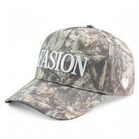 Gorra de Béisbol Bordada con Patrón de Camuflaje HBA54, 5 Paneles, Unisex, para Caza, Bodas, Aire Libre, OEM, Venta al Por Mayor