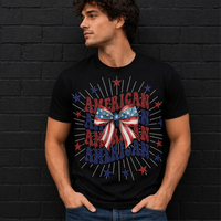 Personnalisation : Motifs de transfert thermique en vinyle avec strass pour la 4ème de juillet américaine, pour t-shirts