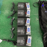 Rideau lumineux LED matriciel personnalisé, effet ciel étoilé, bleu, blanc chaud, RGB, double couche, velours, contrôle DMX, pour mariages, fêtes, DJ, événements