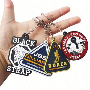 <b>Best</b> Selling Custom Logo 2D & 3D UV Printed Soft PVC <b>Keychains</b> Personalized Rubber Key Chains for Promotion Cheap Low Price - Product Image 6