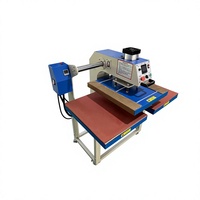 Compresseur d'air pneumatique Tables doubles Presse à chaud pour t-shirts par sublimation
