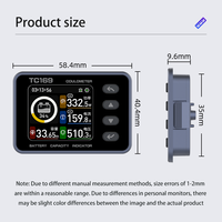 BW-TC169 12V 24V 36V 48V 60V testeur de batterie au plomb moniteur indicateur de capacité de batterie