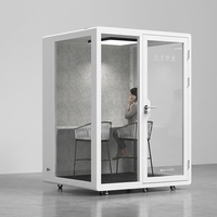Cabine de studio d'enregistrement silencieuse, pod de réunion insonorisé, pod de bureau insonorisé, isolation acoustique pour enregistrement musical au bureau