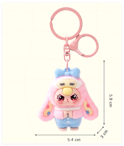 ของเล่น DIY ชุดใหญ่ 3 มิติ ตุ๊กตากระต่ายน้อย 3 ตัว ประดับด้วยลูกปัด ของเล่นพวงกุญแจ ตุ๊กตาจิ๋ว ของเล่นสะสมสำหรับเด็ก - Product Image 3