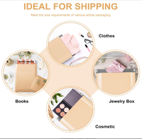 Sacs d'expédition en PE beige nude, enveloppes Morandi aux tons doux pour bijoux faits main, petits cadeaux