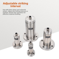 Marteau vibrant pneumatique durable en acier inoxydable SS/30/40/60/80 avec base de montage pour le déblocage des silos