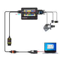 2026 GODIAG GT100 PLUS GPT ENET DOIP 24V-12V Herramientas Automotrices Caja de Conexión OBD II Conector ECU