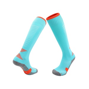 Popular Customized Colors Knitted <b>Knee</b> <b>High</b> Adult & Youth Stripe Sports Soccer <b>Socks</b> Men's Cuff Bottom Anti-Slip Quick Dry Body - Product Image 6