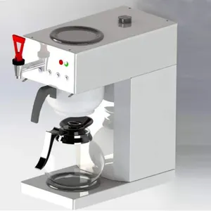 वाणिज्यिक वैक्यूम पॉट bunn के साथ फिल्टर कॉफी मशीन कॉफी निर्माता