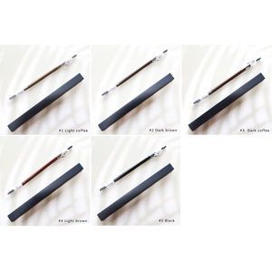 Échantillons du vendeur Logo personnalisé <span class=keywords><strong>Crayon</strong></span> à <span class=keywords><strong>sourcils</strong></span> double 5 couleurs Eyeliner imperméable pour les yeux Maquillage personnalisable avec ingrédients minéraux - Product Image 3