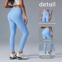 Leggings de yoga taille haute pour femme, couleur unie, longueur cheville, anti-transpiration, pour la course, le fitness et le sport, effet push-up