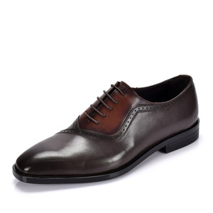 Chaussures habillées pour hommes en cuir véritable de haute qualité, fabriquées à la main, pour affaires, mariage, soirée, augmentant la taille, imperméables et respirantes - Product Image 6