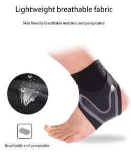 Attelle de cheville réglable anti-torsion avec compression et double sangle – Équipement de protection sportive pour la cheville - Product Image 4