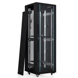 TH-TD6636 cremalheira do servidor rede do armário 4 rede 550*300 rack preto do servidor ar condicionado