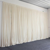Décor de fond pour événements de mariage, rideau en tissu velours 3*3m, draperies, fond de scène rouge vin pour le Nouvel An