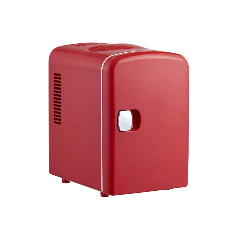 Mini frigo portatile 4 litri 6 può per la cura della pelle frigo Ac 120v Dc 12v piccolo frigorifero più fresco e più caldo