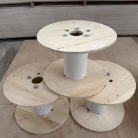 Bobine en bois contreplaqué robuste vide pour câble électrique, tambour de bobinage et de stockage, bobine de transport de câble industriel