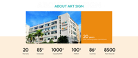 Rail solaire en aluminium ARTSIGN haute résistance avec accessoires de fixation complets pour système solaire sur toit métallique