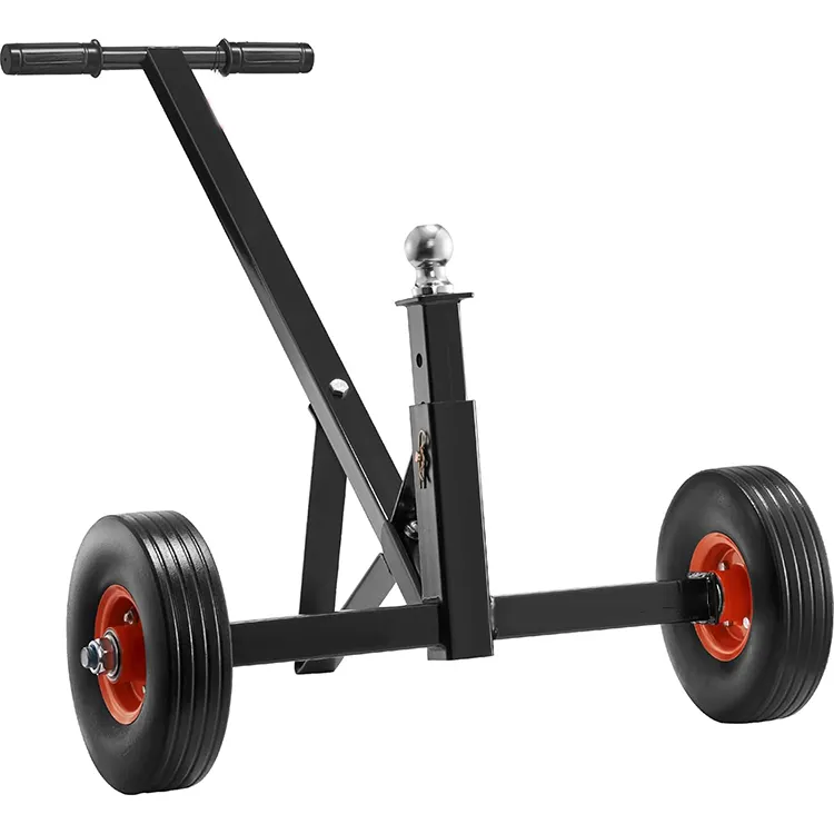 JH-Mech Boat Dolly Trailer 600lbs Tongue Weight Capacity Adjustable Trailer Dolly Tow Ideal for Moving Car RV Boat Trailer