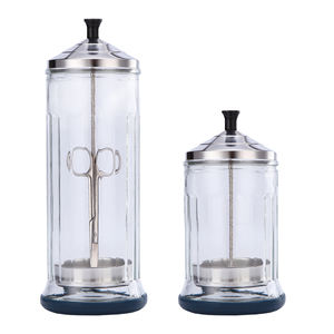 1000ml barbiere forbici sterilizzate bottiglia di vetro in acciaio inox strumenti per parrucchieri disinfezione serbatoio - Product Image 1