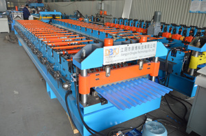 Hiệu suất cao thép tấm mái ngói tạo thành máy dễ dàng để hoạt động tấm lợp profiling máy - Product Image 6