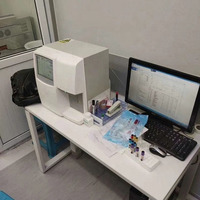EUR VET Équipement Vétérinaire de Haute Qualité, Analyseur d'Hématologie Vétérinaire et Humain pour Laboratoire, Machine d'Analyse Sanguine