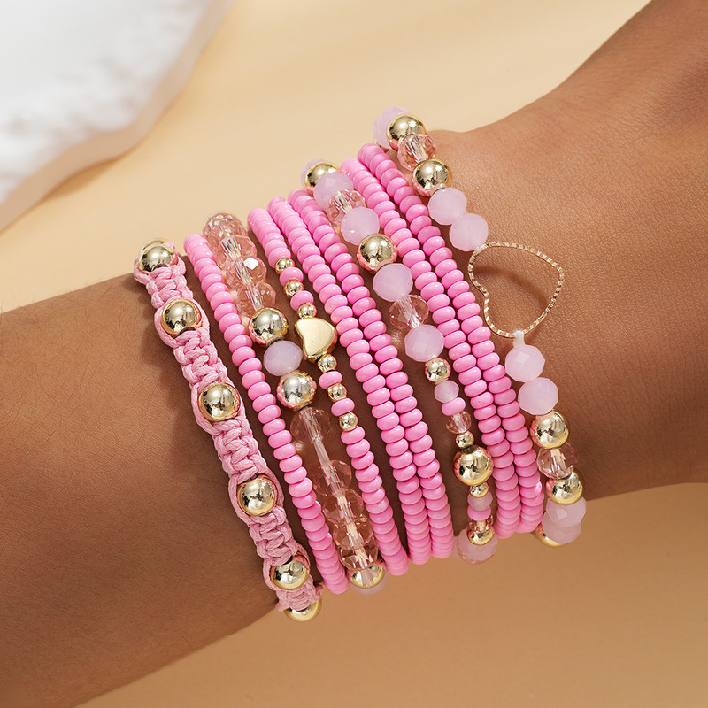 10pcs Bracelet Set Fashion Hollowed Out