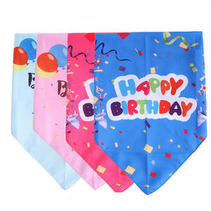 Pañuelo Triangular de Algodón para Mascotas, Nuevo de Verano, para Perros y Gatos, Toalla para Babas con Cubierta para el Cuello, para Cumpleaños - Product Image 4