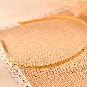 Bandeau en métal blanc ou doré pour filles, vente en gros, DIY, pour cheveux - Product Image 5