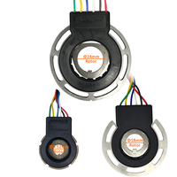 Mini Encodeur Passif à Résolution Absolue 9,52 mm à Arbre Creux 12 Bits 20K RPM IP69 150°C pour le Contrôle de la Vitesse, de l'Angle et de la Position des Moteurs PMSM
