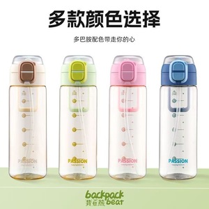 Refreshing Double Drink Cup Ppsu Water Bottle Portable Outdoor Sports Bottle With Double Straw High Temperature Resistant - Product Image 5