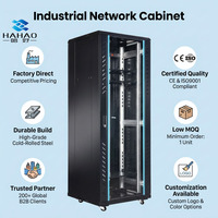 Armoire réseau murale 18U 19 pouces, rack de serveur, boîtier en acier IP54, porte en verre noir, gestion des câbles, salle de données
