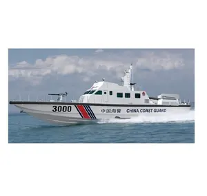 Grandmar barco de alumínio da patrulha 28m, venda, barco de guarda de costa, barco de alta velocidade
