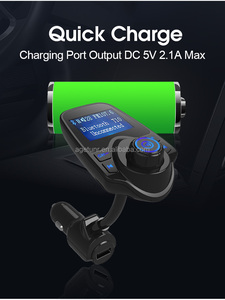 AGETUNR T10 Bluetooth Carde alta calidad al por mayor Kit de manos libres Redio Reproductor de Kit Transmisor FM Nueva llegada - Product Image 6