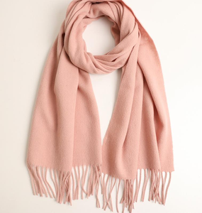 Customized Color Style OEM Solid Wool Scarf Manufacturer Custom Color Tassel <b>Shawl</b> Private Label - Product Image 1