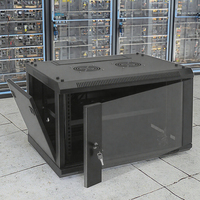 Armoire réseau 19 pouces 4U 6U 9U 12U 15U 18U 20U avec paroi en acier SPCC, profondeur 600 mm, porte vitrée avant, rack de serveur
