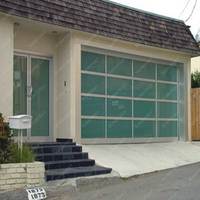 XIYATECH Prix compétitif Porte de garage en verre plexiglas Prix promotionnel Porte de garage en verre Cadre en aluminium Porte de garage