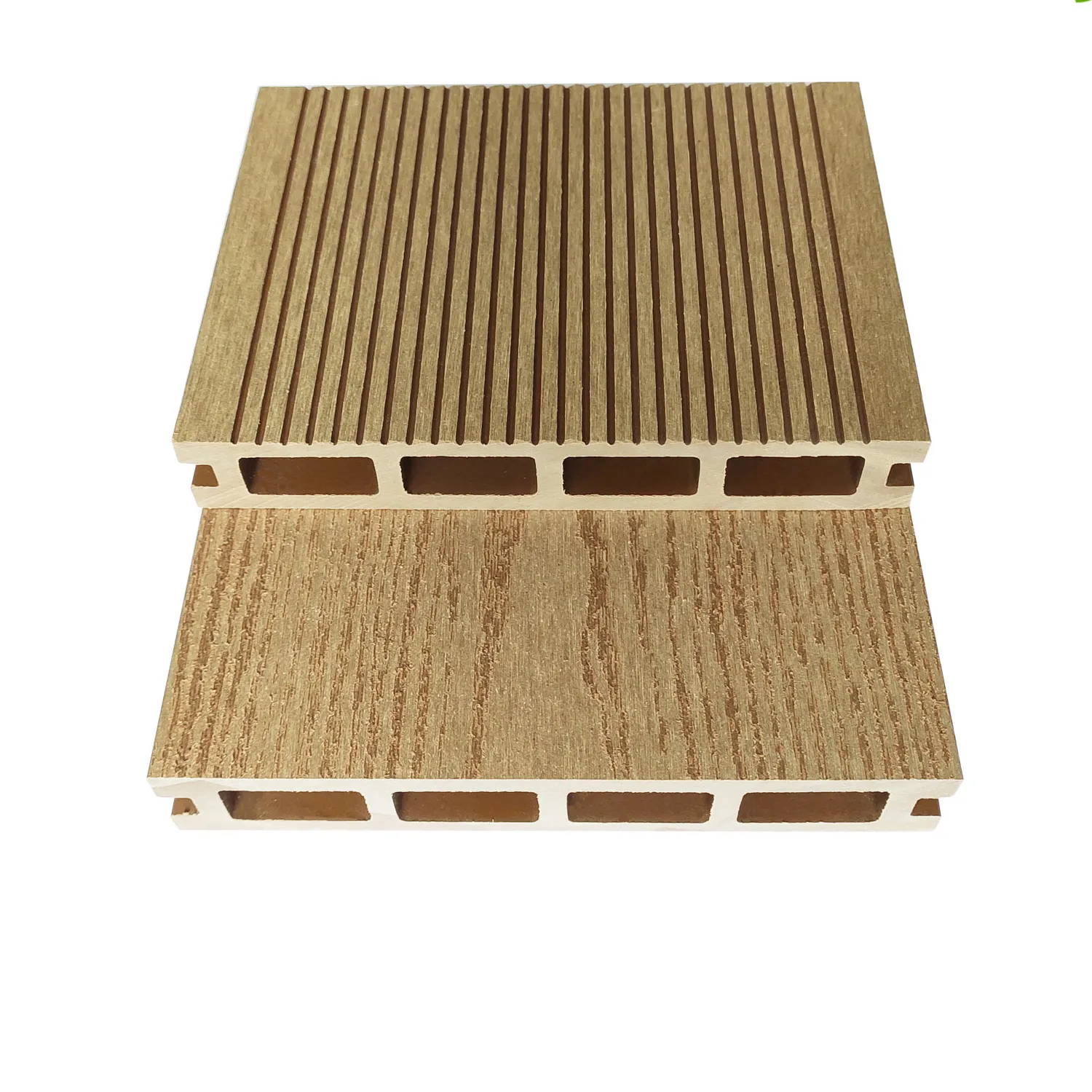 옥외 홈이 있는 decking150 * 25 mm WPC 물자 빈 Decking 목제 플라스틱 합성 마루