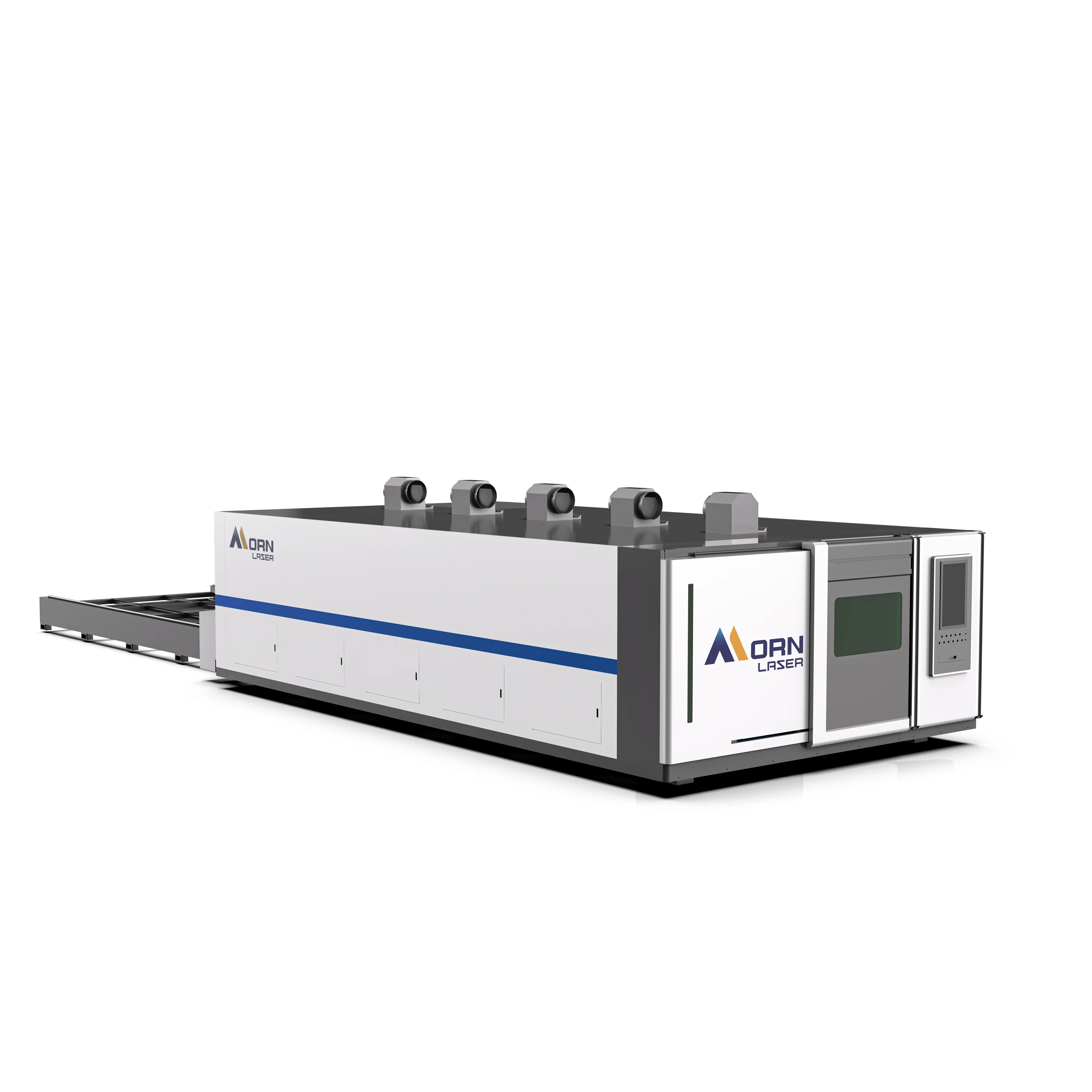 Automatische Metaalbewerking Fiber Laser Cutter Ipg Laser Source Metaalplaat Fiber Lasersnijmachine Met Volledige Dekking