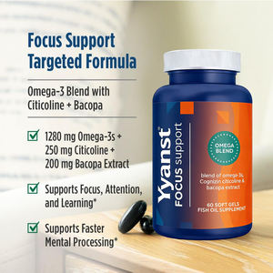 Gélules d'Oméga-3 de haute qualité, marque privée, SANS GLUTEN & SANS OGM, pour la santé des yeux, le maintien d'une immunité saine et la santé cardiaque. - Product Image 4